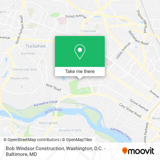Mapa de Bob Windsor Construction