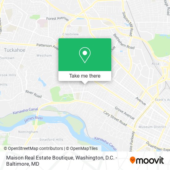 Maison Real Estate Boutique map