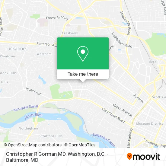 Christopher R Gorman MD map