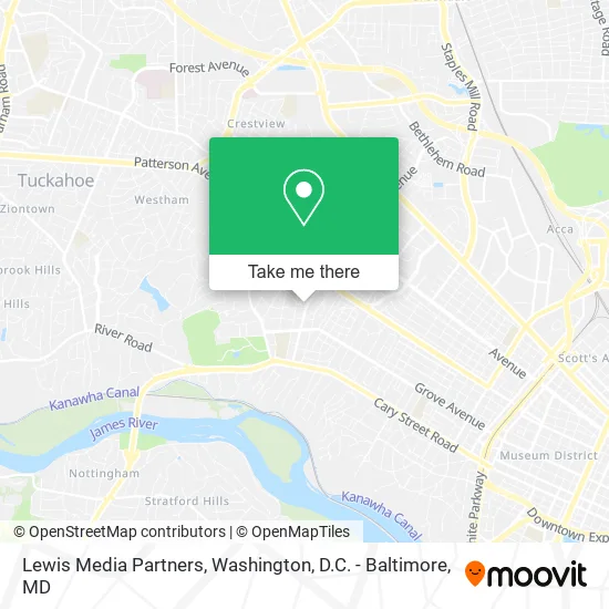 Lewis Media Partners map