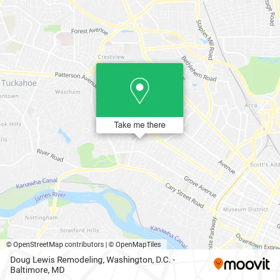 Doug Lewis Remodeling map