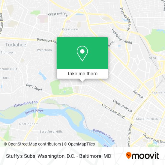 Stuffy's Subs map