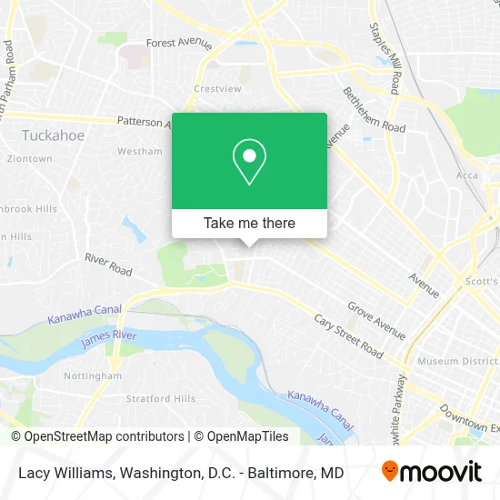Lacy Williams map