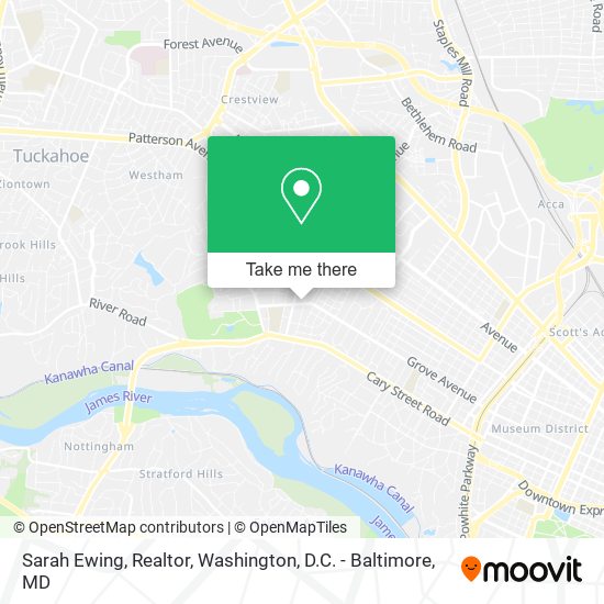 Sarah Ewing, Realtor map