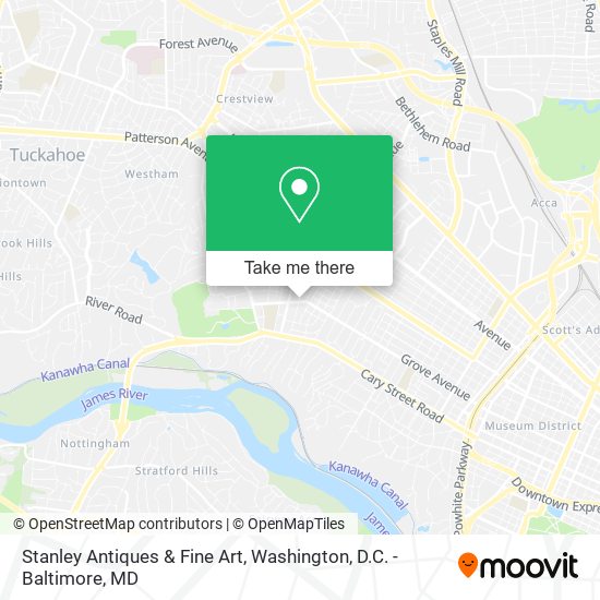 Stanley Antiques & Fine Art map