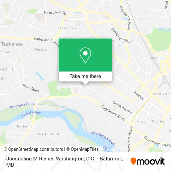 Jacqueline M Reiner map