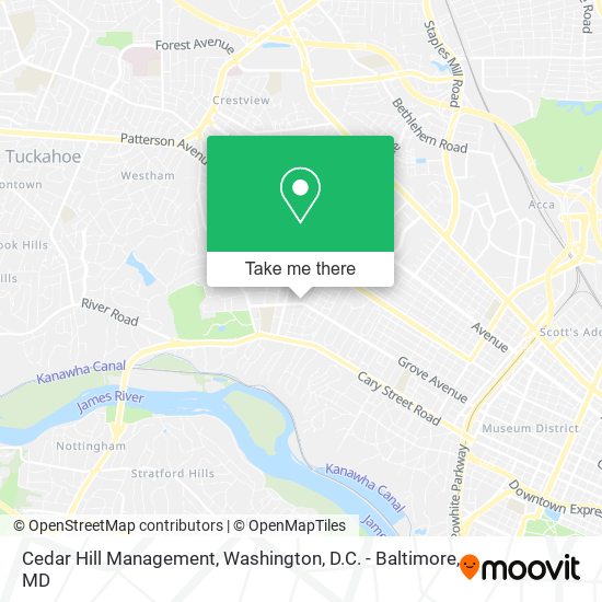Mapa de Cedar Hill Management