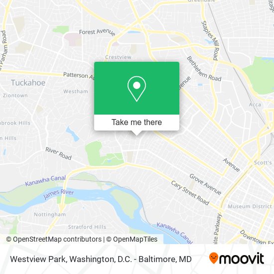 Mapa de Westview Park