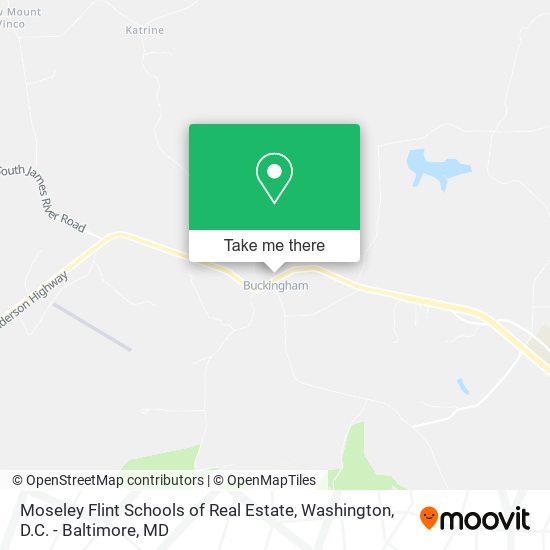 Moseley Flint Schools of Real Estate map