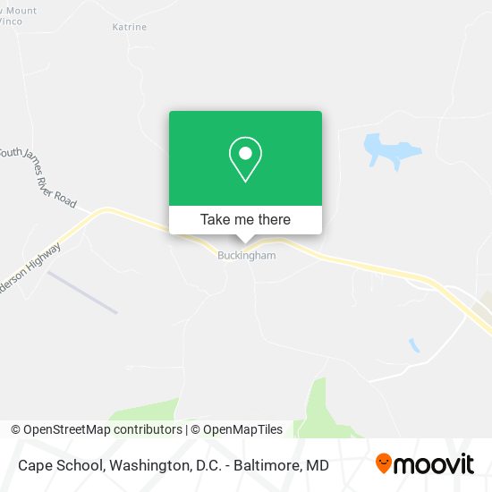 Cape School map