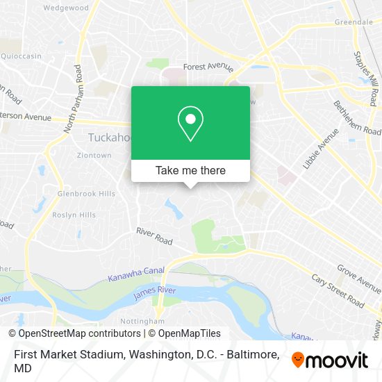 Mapa de First Market Stadium