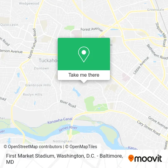First Market Stadium map