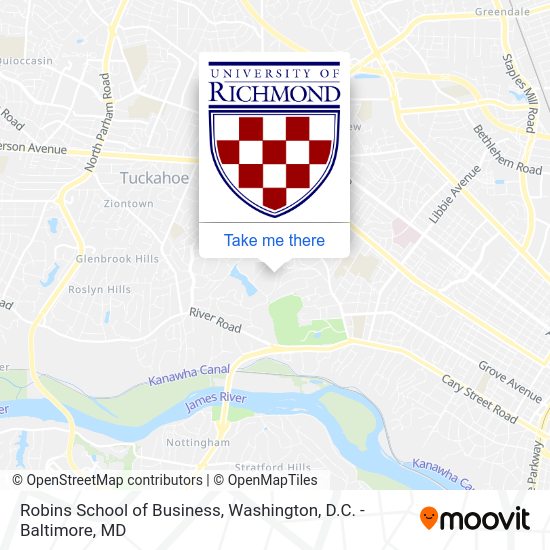 Robins School of Business map