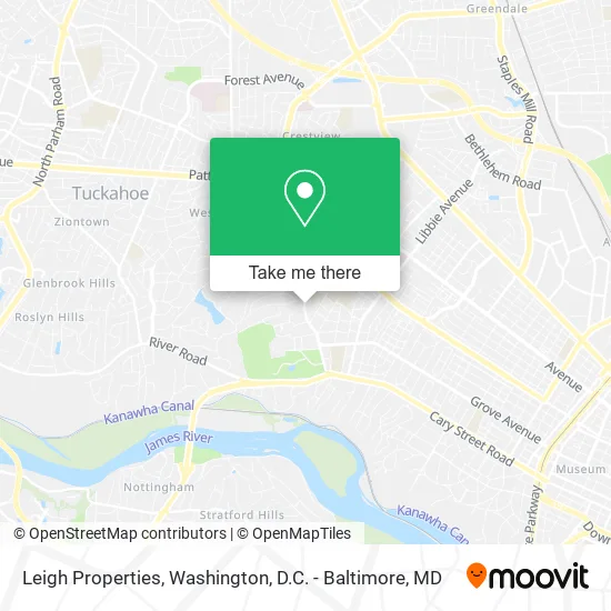 Leigh Properties map