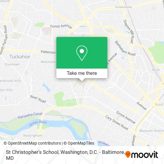 Mapa de St Christopher's School