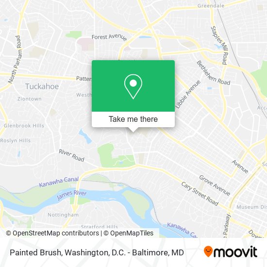 Mapa de Painted Brush