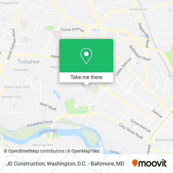 JD Construction map