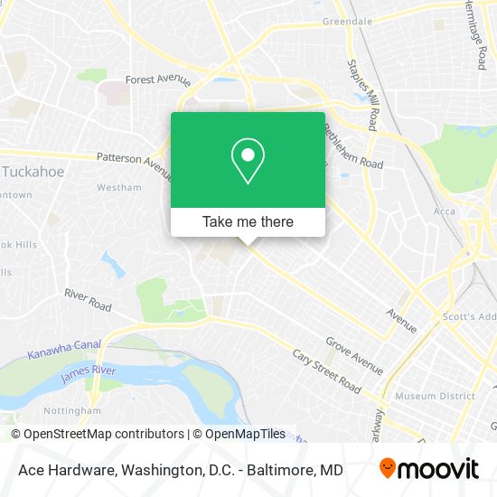 Ace Hardware map