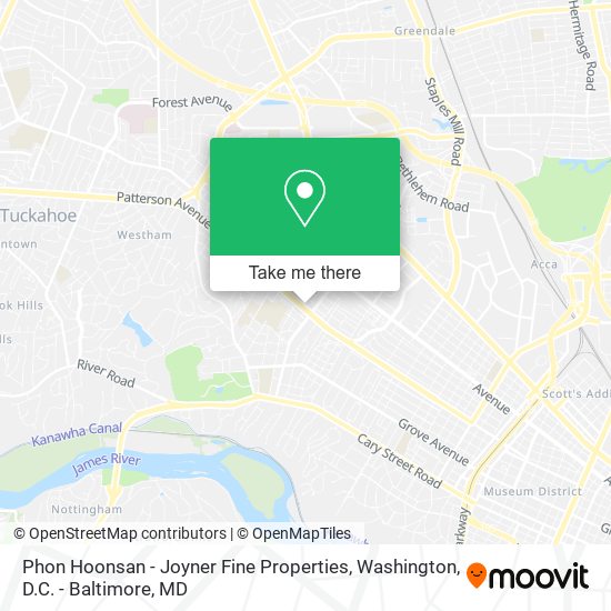 Mapa de Phon Hoonsan - Joyner Fine Properties