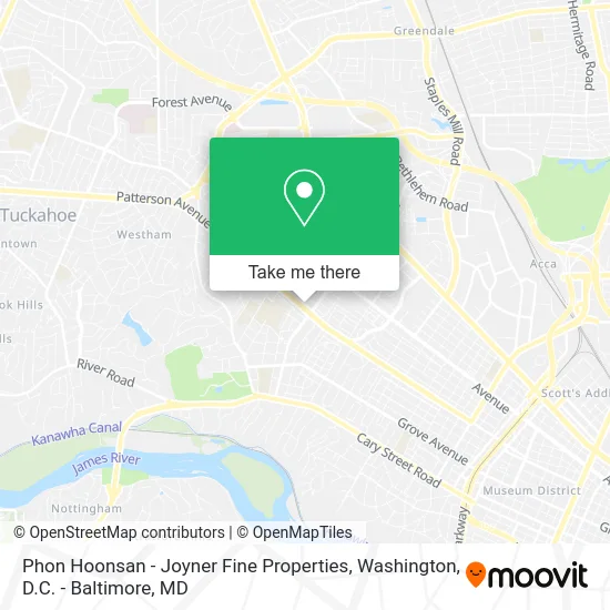 Phon Hoonsan - Joyner Fine Properties map