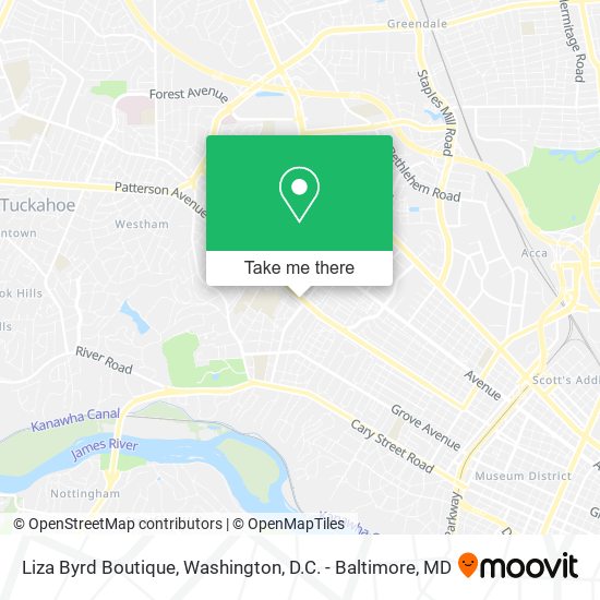 Mapa de Liza Byrd Boutique