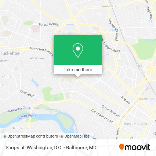 Shops at map