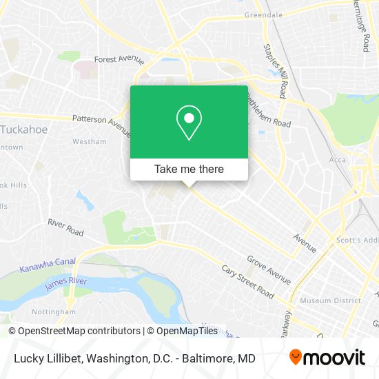 Lucky Lillibet map