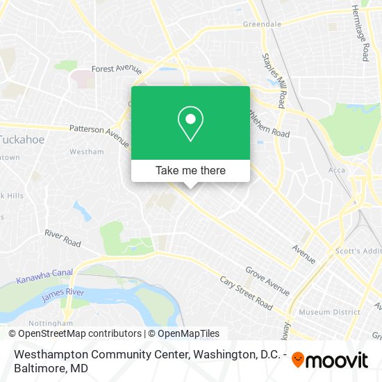Westhampton Community Center map