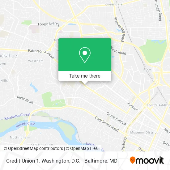 Credit Union 1 map