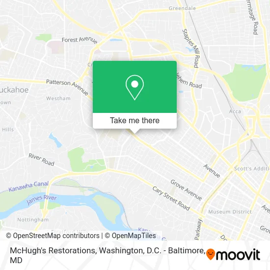 McHugh's Restorations map