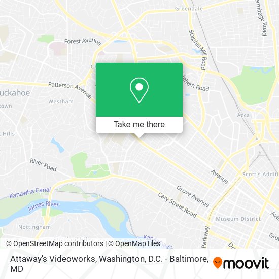 Attaway's Videoworks map