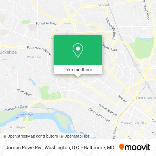 Jordan Rowe Rva map