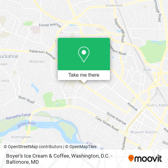 Boyer's Ice Cream & Coffee map