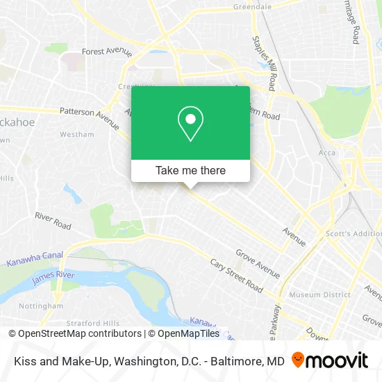 Kiss and Make-Up map