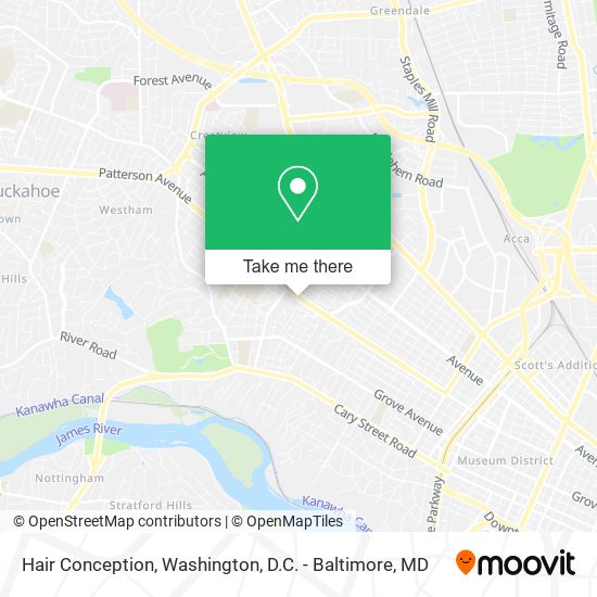 Mapa de Hair Conception