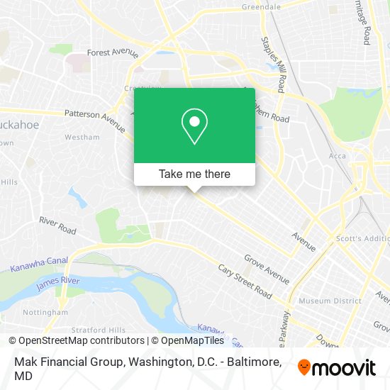 Mak Financial Group map