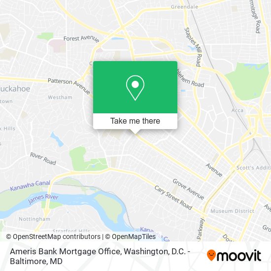 Ameris Bank Mortgage Office map