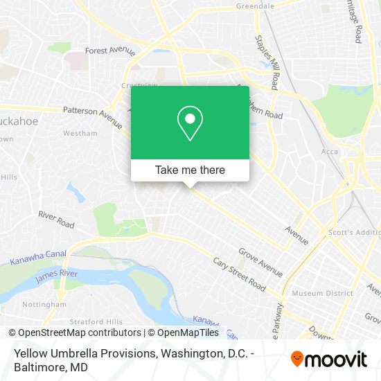 Mapa de Yellow Umbrella Provisions