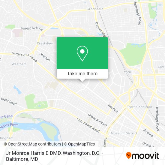 Jr Monroe Harris E DMD map