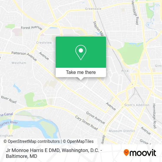 Jr Monroe Harris E DMD map