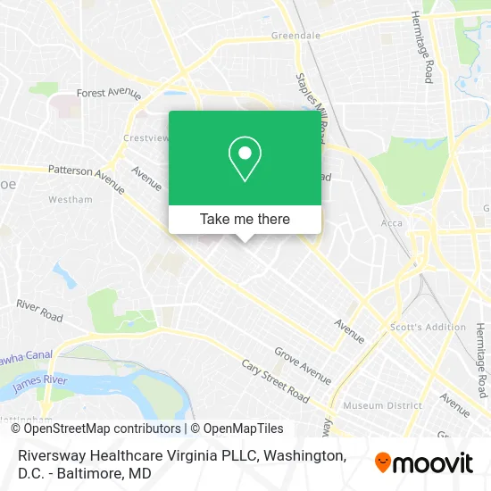 Riversway Healthcare Virginia PLLC map