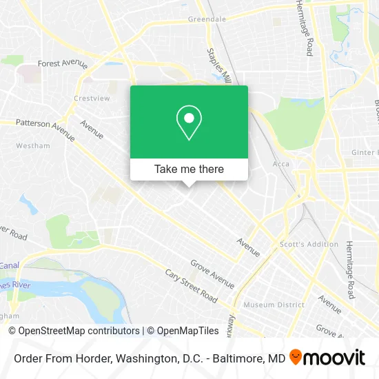 Order From Horder map