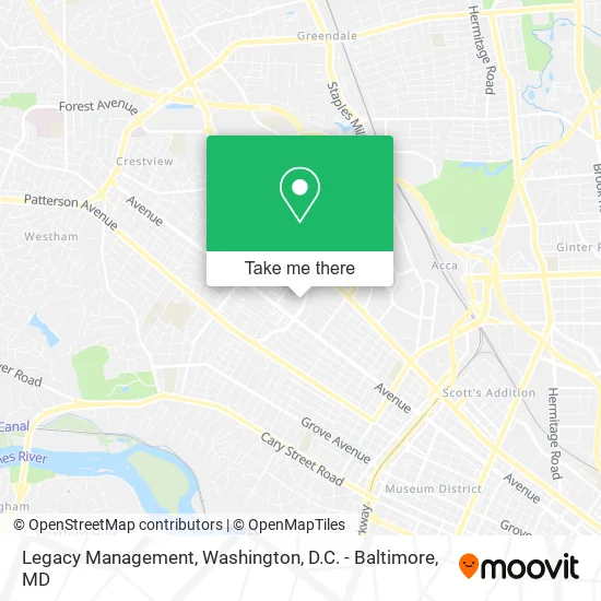 Legacy Management map