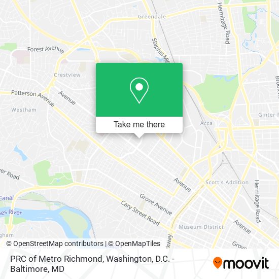 Mapa de PRC of Metro Richmond