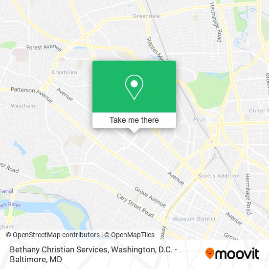 Bethany Christian Services map