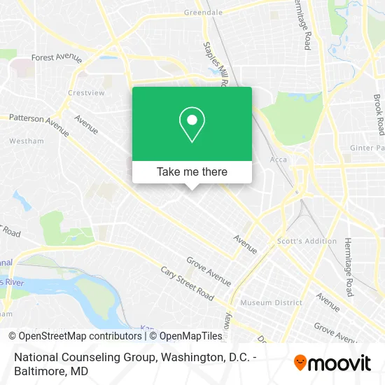 National Counseling Group map