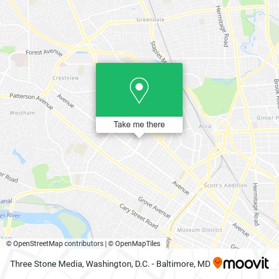 Mapa de Three Stone Media