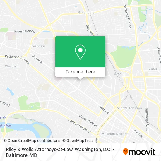 Riley & Wells Attorneys-at-Law map