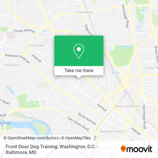 Front Door Dog Training map
