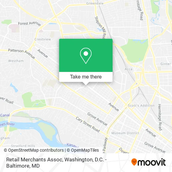 Retail Merchants Assoc map